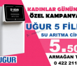 Uğur Su Arıtma Cihazlarında Kampanya