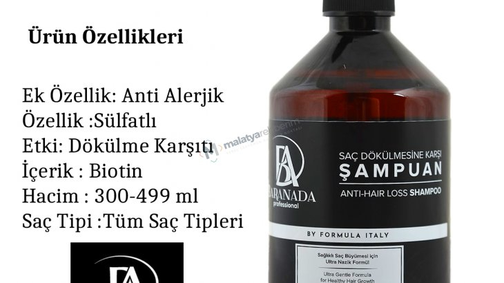 Baranada Professional Dökülme Şampuanı