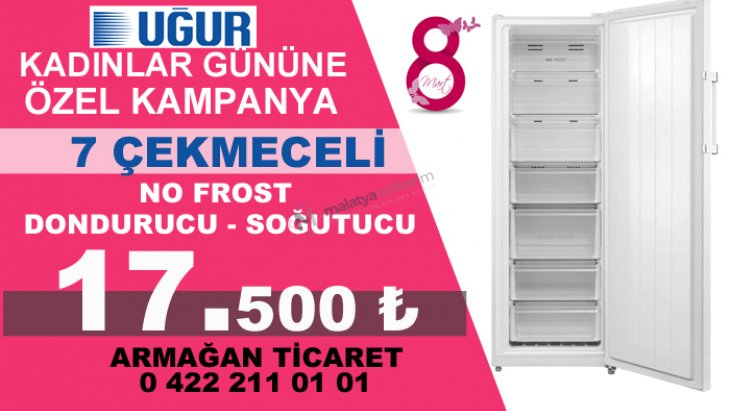 Uğur 7 Çekmeceli Derin Dondurucu Kampanyası